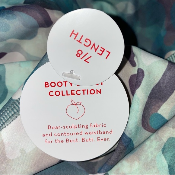 NEW Spanx 7/8 Booty Boost Collection 7/8 Painted Camo Multicolored Leggings NWT - Picture 9 of 13